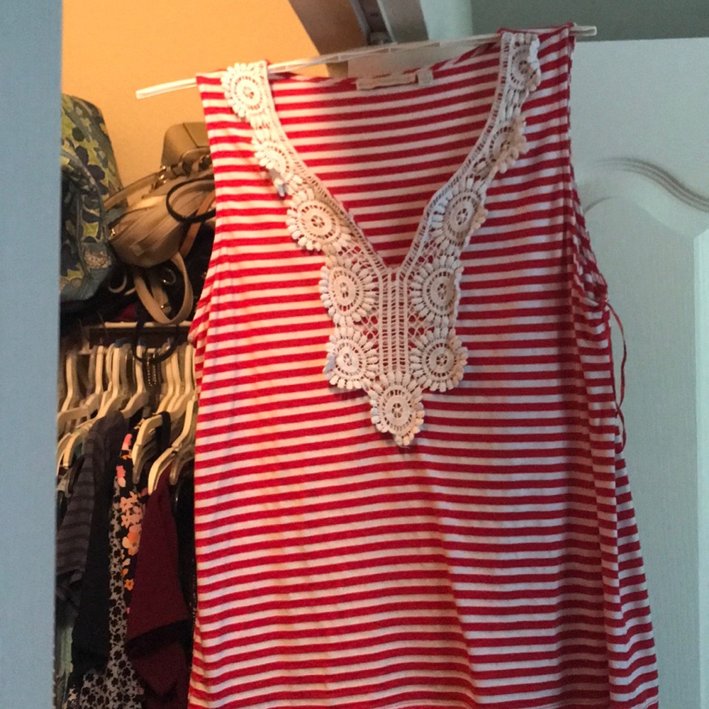 Striped Red Tank